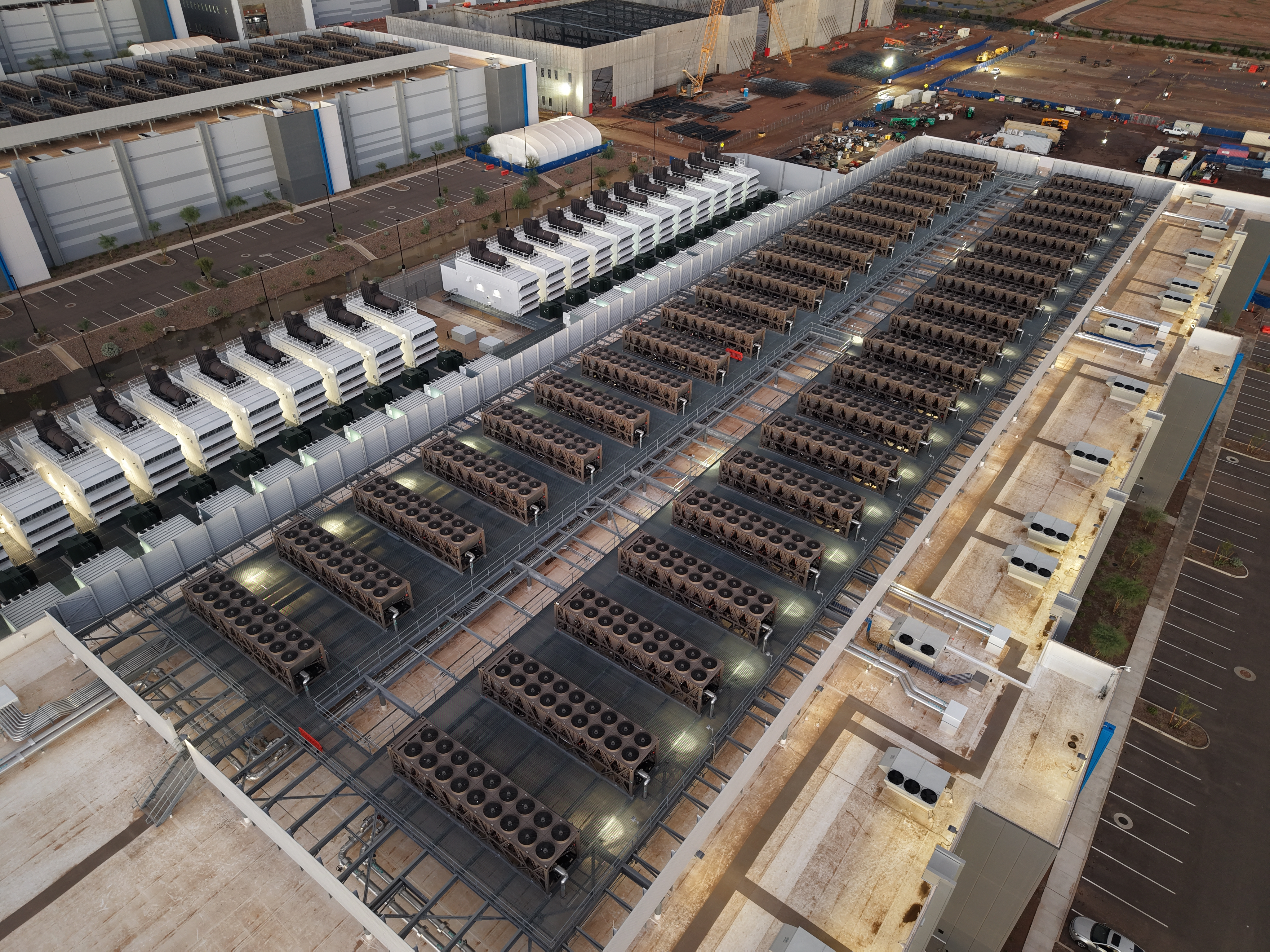 Photo showing a data center in Phoenix, Arizona