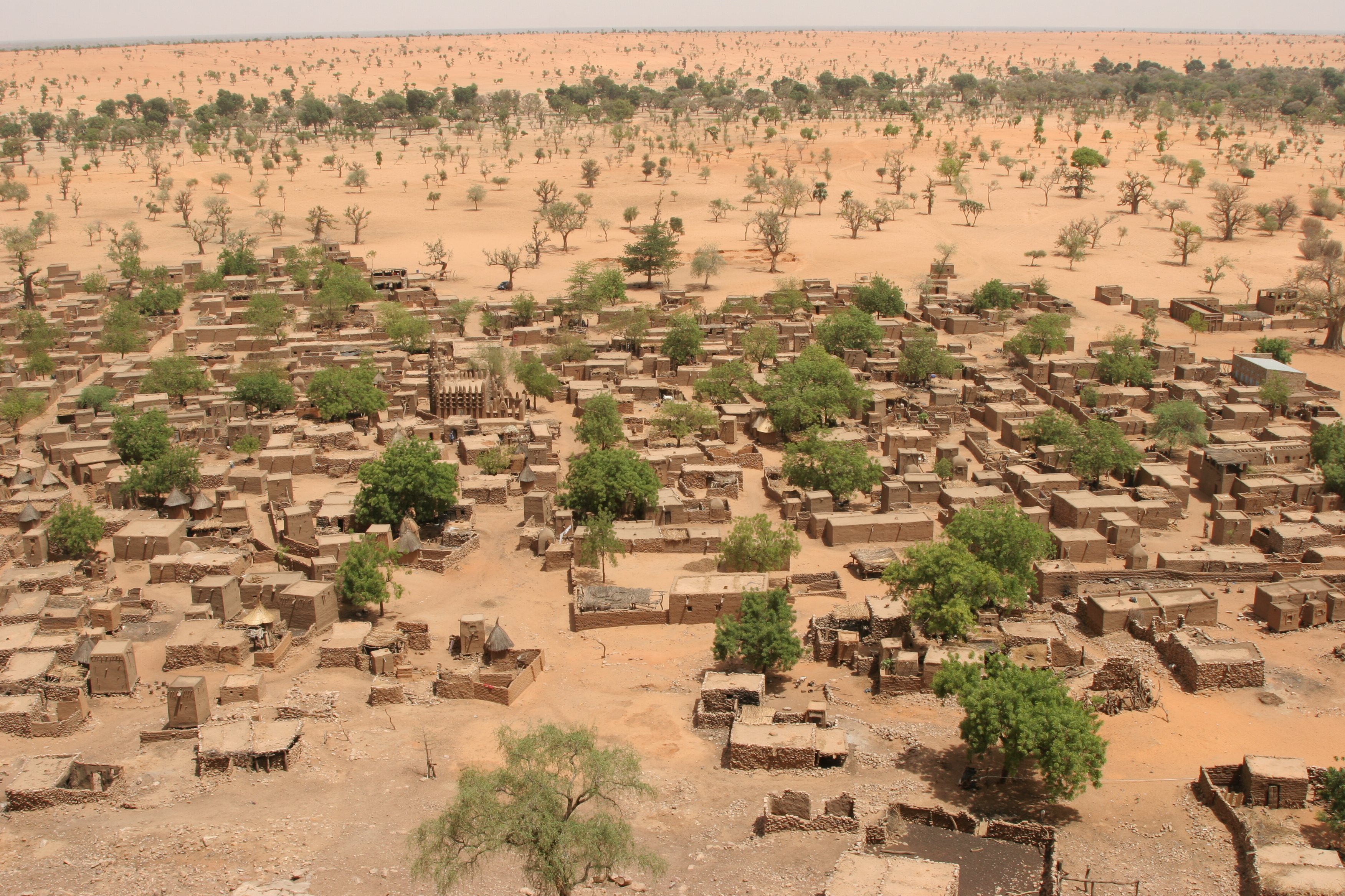 Photo showing the village Telly in Bandiagara, Mali